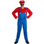 Dguisement super mario cap pour homme - el rey del carnaval sl - noir - polyester - carnaval