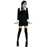 Dguisement mercredi vendredi famille addams femme s noir