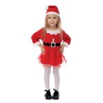Dguisement mre nol enfant - ptit clown - christmas dress - miss santa - parfait pour dguisement fte ...