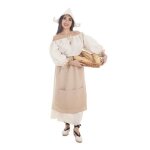 D�guisement - meuni�re - femme - blanc - f�te m�di�vale - disfrazzes