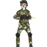 D�guisement militaire camouflage enfant 10 / 12 ans vert anis menthe eau