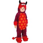 Dguisement de monstre diable pour bb - rubies - 12 mois - noir - halloween carnaval