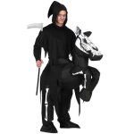 Déguisement de mort à cheval gonflable adulte - fiestas guirca s. l. - noir - halloween Déguisement de mort à cheval gonflable adulte - fiestas guirca s. l. - noir - halloween