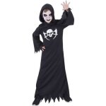 Dguisement de la mort pour enfant - rubies - tunique avec capuche - halloween - garon