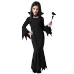 Dguisement morticia fantme fille - angel tomas - 10 ans - noir