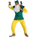Dguisement nain vert adulte - el rey del carnaval sl - licence blanche neige - pour carnaval et halloween ...