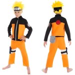 Déguisement naruto garçon - naruto - personnage fiction - orange - polyester Déguisement naruto garçon - naruto - personnage fiction - orange - polyester