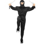 Dguisement ninja noir adulte - 121065 - funidelia - dguisement homme et accessoires halloween carnaval ...
