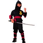 Déguisement ninja noir enfant - rubies - 5 ans - arts martiaux - carnaval Déguisement ninja noir enfant - rubies - 5 ans - arts martiaux - carnaval