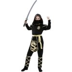 Dguisement ninja noir et or pour fille
