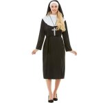 D�guisement nonne femme religieux nun sister act professions - noir