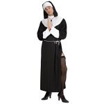 Dguisement nonne soeur - widmann - carmelo homme - noir - adulte