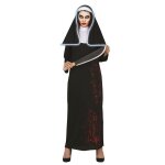Dguisement nonne tueuse femme l noir