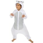D�guisement ours polaire onesie fille et gar�on - funidelia - 117354 animaux ours - multicolore - halloween ...
