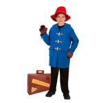 Dguisement paddington enfant ptitclown - manteau chapeau et gants - bleu