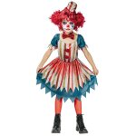 Dguisement - dguisement clown tueur color halloween fille