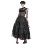 Dguisement - lucida - dguisement robe de bal gothique noire femme