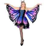 D�guisement papillon femme - ailes bicolores - marque inconnue