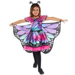 D�guisement papillon fille 6 / 8 ans multicolore