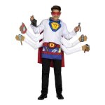 D�guisement - super - p�re - chemise avec tablier - cape - masque et accessoires