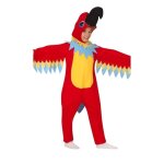 Dguisement perroquet macao enfant - fiestas guirca - 5 ans - multicolore rouge