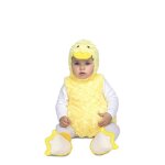 D�guisement - viving - petit canard jaune - robe capuche et couvre - pieds - int�rieur - b�b�
