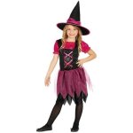 Dguisement de petite sorcire rose pour fille