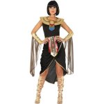 Dguisement pharaone gyptienne noire pour femme - disfrazzes - robe collier bracelets ceinture en polyester ...