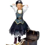 D�guisement pirate ang�lique fille - no name - mod�le pirate - polyester - normes ue