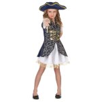 Déguisement - lucida - déguisement pirate bleu foncé fille Déguisement - lucida - déguisement pirate bleu foncé fille