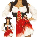 Dguisement pirate charlotte femme xl multicolore