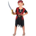 Dguisement pirate corsaire fille - xs 3 - 4 ans (92 - 104 cm)