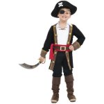 Dguisement de pirate enfant - dguisements - casaca negra - noir - multicolore - 3 ans et plus