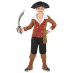 Dguisement pirate garon - jadeo - marron et noir - 7 / 9 ans - multicolore - polyester