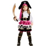 D�guisement pirate girly enfant - no name - mod�le pirate - rose - polyester - normes ue