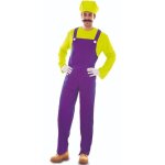 Dguisement plombier wario - eurocarnavales sa - adulte - noir - mario