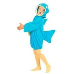 D�guisement poisson bleu enfant - widmann - 3 ans - carnaval f�tes � th�me