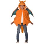 D�guisement - amscan - dracaufeu - cape peluche orange - 3 � 12 ans - mixte