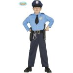 D�guisement - police enfants - gar�on 7 - 9 ans - chapeau costume ceinture - multicolore