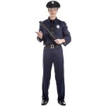 Dguisement de police pour homme - polyester - bleu - adulte - chemise pantalon ceinture et casquette ...