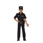 D�guisement - police locale - enfant - combinaison noire - � partir de 3 ans