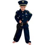 D�guisement policier enfant 5 / 6 ans - widmann - m�tier - gar�on - polyester - bleu