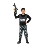 Dguisement policier swat - atosa - disfraz de polica swat - multicolor - noir -  partir de 3 ans
