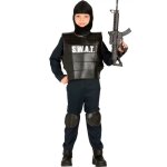 Dguisement policier swat enfant - fiestas guirca - carnaval fte  thme