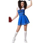 Dguisement pom - pom girl usa - angel tomas sa - m / l - bleu - femme - carnaval