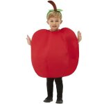 D�guisement pomme fille et gar�on fruit nourriture - rouge
