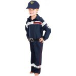 Dguisement de pompier enfant - marque - mtier - polyester - bleu - normes ue