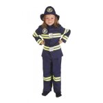Dguisement de pompier enfant ptitclown - bleu marine - marque ptitclown - jeunes sapeurs pompiers