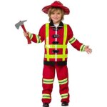 Dguisement de pompier rouge pour enfant