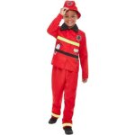 D�guisement - smiffys - d�guisement pompier rouge enfant - pantalon veste et chapeau - 3 ans - ext�rieur ...